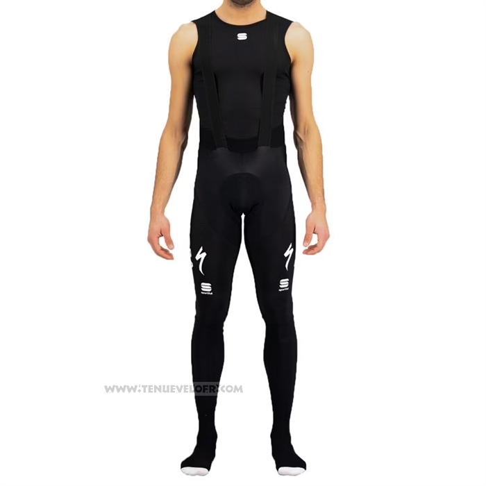 2022 Maillot Cyclisme Bora-Hansgrone Noir Manches Longues et Cuissard
